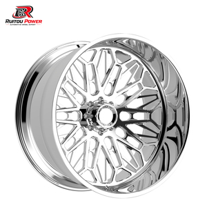 ล้ออัลลอยปลอมแปลงสำหรับรถบรรทุกรถกระบะฟอร์ด F150 F100 F250 F300 <span class=keywords><strong>GTR</strong></span> DGE 6X139.7 8X170 8x180 24X12 26X14 24X14 - Product Image 4