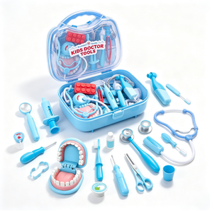 Kit de jeu de rôle <span class=keywords><strong>dentiste</strong></span> pour enfants, étui de rangement portable, kit dentaire éducatif pour l'apprentissage des soins dentaires - Product Image 2