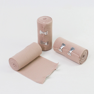 Benda di compressione elastica in gomma con clip fissa personalizzata per il supporto del ginocchio di pronto soccorso sportivo professionale - Product Image 3