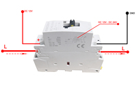Kincony rumah pintar DC 12V Modular, dengan saklar kontrol Manual 2P 2NO
