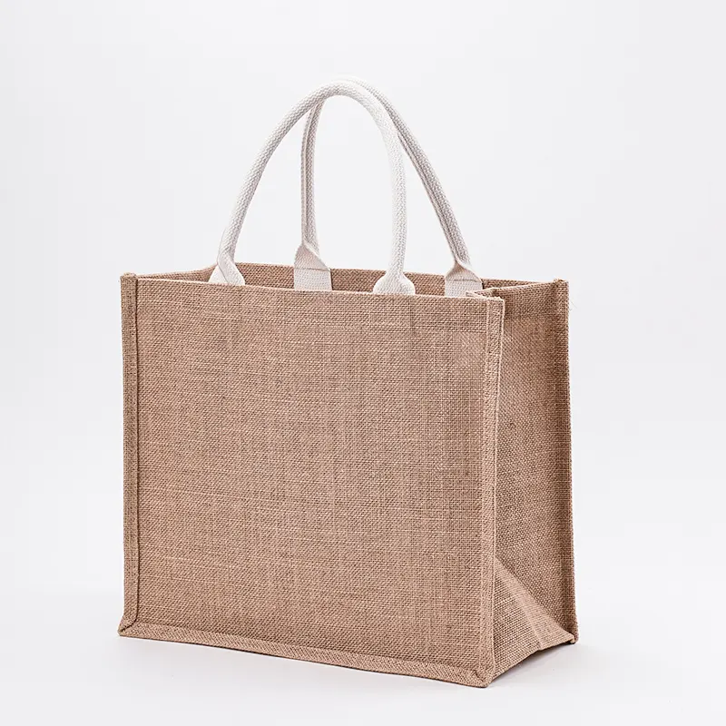 Customized Jute Tote Bags Promotional Jute Tote Bags High Quality Jute Tote Bags With Printed Logo