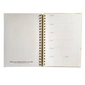 Venta caliente Papelería Barato A5 Impresión personalizada Diario <span class=keywords><strong>Agenda</strong></span> Cuaderno encuadernado en espiral - Product Image 4