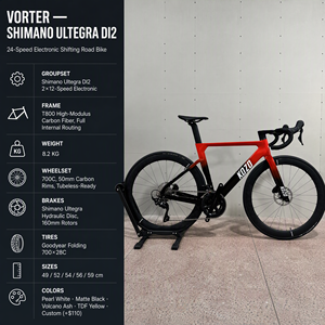 Vélo de route aérodynamique en fibre de carbone KOZO, vente en gros directe d'usine, 700C, Shima-no UT Di2 8170, 24 vitesses, frein à disque hydraulique, course Vortex UT Di2 - Product Image 4