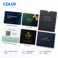 Kit de Tarjetas de Membresía de PVC Personalizadas con Código QR VIP, de Fidelización y Tarjetas de Marca Personalizadas