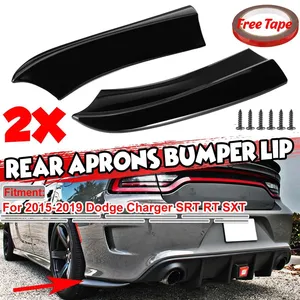 2 Piezas Protector de Parachoques Trasero Lateral para Coche, Difusor de Labio, Spoiler, para Dodge Charger SRT RT SXT 2015 2016 2017 2018 2019 - Product Image 1
