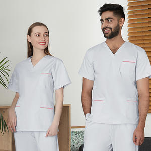 Ensembles d'uniformes de gommage hypoallergéniques OEM Infirmière avec uniforme d'hôpital de conception imprimée pour la rhumatologie - Product Image 3