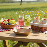 Boîte à emporter pour aliments, idéale pour poulet frit, snacks, riz, chips, plats, plateau en papier – pour sushis, avec finition mate