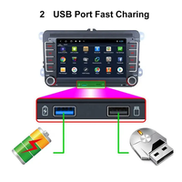 Navigation GPS 7 pouces 2+32 Go en stock, prête à être expédiée, CarPlay Android Auto, lecteur Android pour voiture VW Golf Jetta Polo