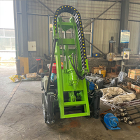 Foreuse de renforcement par injection de ciment diesel, petite foreuse de roche multi-angles sur chenilles, diamètre 50-150 mm, équipement de forage minier 30 m