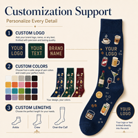 Chaussettes pour hommes de bonne qualité 2026, chaussettes en coton écologiques à motifs de dessins animés, chaussettes amusantes personnalisées, usage quotidien professionnel