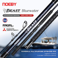 Canne à pêche en gros de 1,98 m pour eau salée, 80-200 LB, en carbone, pour jigging et traîne, pour la pêche en mer au bar et au brochet, avec logo personnalisé OEM