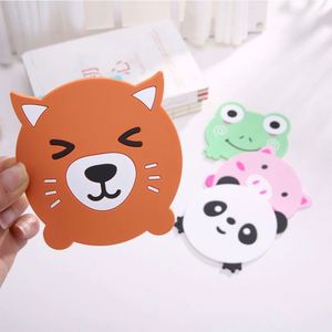 Sous-verres antidérapants en silicone PVC motif dessin animé pour tasses et tasses à thé - Product Image 1