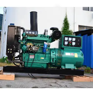 Gerador diesel gerador de gerador 3fásico refrigerado a água 20kW 25kva 30kw 50kw 50kva geradores diesel de estrutura aberta para central elétrica