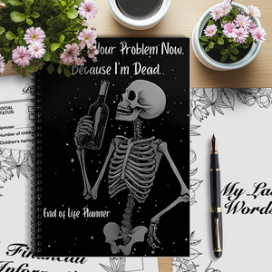 สมุดบันทึกแบบสันเกลียวขนาด A4/A5 สำหรับการวางแผนชีวิตหลังวัย วางแผนมรดกอย่างรอบคอบ พร้อมส่วนประกอบช่วยบันทึก ความปรารถนาสุดท้าย การวางแผนทรัพย์สิน ของขวัญ - Product Image 5