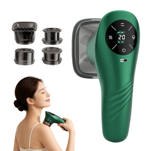 Gentle Vibration Heated Muscle Scraper One-Key Pressure Relief Electric Fascia Release <b>Tool</b> Full Body Gua Sha <b>Massage</b> <b>Tool</b> - Product Image 1