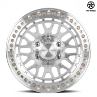 Jantes en alliage forgé tout-terrain DW 17 18 20 pouces, jantes concaves polies True Beadlock pour Toyota FJ Cruiser, Prado, RAM