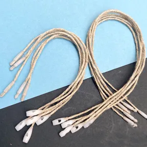 ZD High Quality Bullet Degradable Hemp Rope Hang Tag String