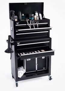 Chariot de rangement mobile en métal à tiroirs multiples, personnalisable OEM, solution de mobilier commercial pour l'esthétique et le tatouage - Product Image 3