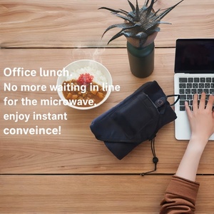 Banque d'alimentation USB, tissu <span class=keywords><strong>micro</strong></span>-<span class=keywords><strong>ondes</strong></span> multifonctionnel, écologique, chauffe et maintient les aliments au chaud/au froid, enveloppe les boulettes de riz et le pain pour un usage domestique - Product Image 2