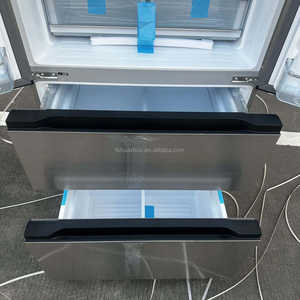 Réfrigérateur double porte côte à côte TCL Qualité 628L Grande Capacité Porte en Verre Noir Refroidissement par Ventilateur Total No Frost Compresseur Inverter UE - Product Image 5