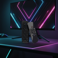Control Remoto Inalámbrico M8 Air Mouse con Control por Voz, Teclado Air Mouse 2.4G y BT 5.0 para Android TV Box, PC, Smart TV