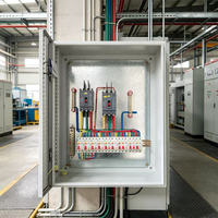 Boîtier de distribution d'alimentation principale triphasé personnalisé, directement de l'usine OEM, avec hubs de communication pour panneaux de commande électriques