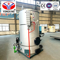 Generator Uap Batubara Pelet Biomassa Vertikal Efisiensi Tinggi Boiler Uap Industri untuk Pengeringan Pengolahan Kayu