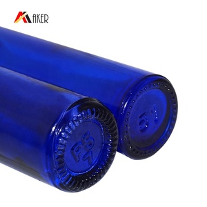 Hot sale cobalt blue 10ml empty glass roll on bottle with gold aluminum covered screw cap and stainless steel roller <span class=keywords><strong>ball</strong></span> - Product Image 4