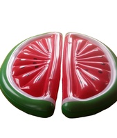 Piscine de pastèque flotte gonflable en forme de fruit eau lilo matelas d'air salon flottant
