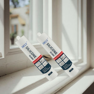 DL880 Sellador neutro <span class=keywords><strong>inodoro</strong></span> Fórmula antihongos Adhesivo transparente de un componente duro para embalaje de transporte - Product Image 1