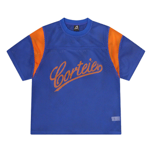 Tùy Chỉnh 100% <span class=keywords><strong>Poly</strong></span> Lưới 240gsm Thể Thao Letterman Bóng Chày T-Shirt Với Lụa Màn Hình In Số Mở Lưới Bảng Điều Chỉnh Thoáng Khí Jersey - Product Image 4