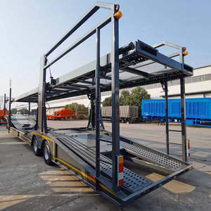 Remorques transportant des voitures, semi-remorques à 3 essieux, petites remorques porte-voitures à vendre - Product Image 2