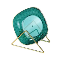 Assiettes de table ménagères faciles à nettoyer, sans odeur, pour collations et fruits secs, empilables, ensemble combiné multi-usages, assiettes de dîner