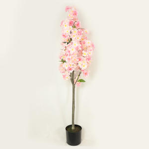 Pianta di fiore della decorazione esterna del <span class=keywords><strong>giardino</strong></span> di alta qualità all'ingrosso <span class=keywords><strong>con</strong></span> l'<span class=keywords><strong>albero</strong></span> artificiale del fiore di ciliegio del fiore - Product Image 4