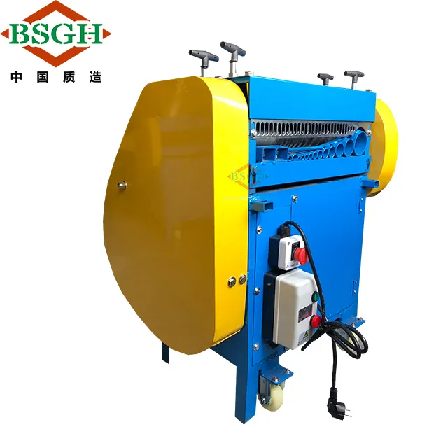 BS-kof automatic copper wire stripping cable chopping machinery for sale