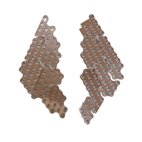 Barre omnibus personnalisée Cu-Ni à courant élevé 21700 18650 32650 10S8P 0.5MM Cuivre + 0.15MM Nickel Cuivre Nickel Feuille composite Barre omnibus
