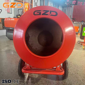 Mezcladora de Cemento Eléctrica GZD de 350L para Obras de Construcción, 4kW, Ligera, Portátil, con Dos Ruedas - Product Image 2