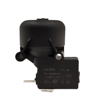 Interrupteur de sécurité anti-renversement de haute qualité 20A 250V couleur noire fonction SPST pour ventilateur électrique