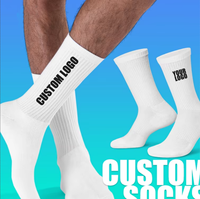 Chaussettes personnalisées de haute qualité avec design gratuit, chaussettes personnalisées, chaussettes mi-mollet personnalisées