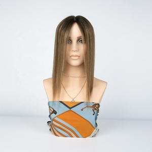Venta directa de fábrica: Topper de cabello humano con monofilamento, 100% cabello humano virgen, base mono 3*5, personalizado. - Product Image 4