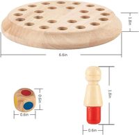 Familien-Brettspiele für Kinder und Erwachsene Vorschul-Lernspielzeug Geburtstagsgeschenk Hölzernes Gedächtnis-Schachspiel
