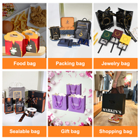 Bolsa de Regalo Personalizada de Lujo para Ropa, Impresión en Serigrafía, Bolsas de Papel para Compras, Bolsa de Papel con Asas para Ropa