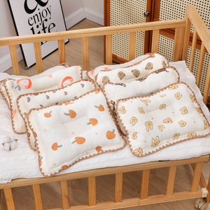 Almohada moldeadora para bebé Carlota, rectangular, de algodón puro, relleno de algodón perlado, para bebés de 1 a 3 años, almohada correctora transpirable - Product Image 3