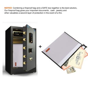 Made in China School Office Supply Stationery Twin Clip File <b>Folder</b> Fireproof Waterproof Document Cash <b>Card</b> Bags - Product Image 5