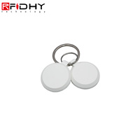 Llavero inteligente NFC Pet ID Dog Tag con función antipérdida 13,56 MHz Fácil información de contacto del propietario para la identificación de mascotas