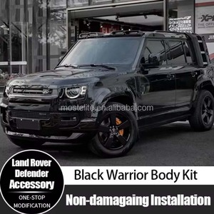 Bộ body <span class=keywords><strong>kit</strong></span> cản trước sau màu đen bóng OEM đổi mới 2020-2025 dành cho phụ kiện Land Rover Defender 110/90 - Product Image 2