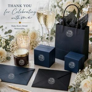 Self-Adhesive Paper <b>Stickers</b> Embossed Gold Foil Stamping Agriculture Use Parcels Envelopes Trademarks - Product Image 6