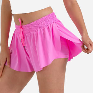 2025 nuovo Ld Custom Logo <span class=keywords><strong>2</strong></span> in 1 Cheerleaders per bambini ragazze pantaloncini da gioventù con fiori a farfalla donne gonne da Tennis - Product Image 1