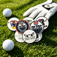 Penanda Posisi Bola Golf Wanita Aneka Ragam, Kotak Penyimpanan Golf dengan Klip Topi, Pembaca Hijau, Dapat Dipersonalisasi dan Dikustomisasi