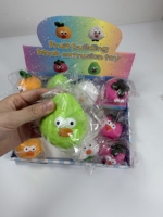 Jouet anti-stress souple et croustillant en forme de briques de fruits, unisexe, à partir de 5 ans, emballage cadeau, idéal pour le bureau, les récompenses ou les jeux d'enfants